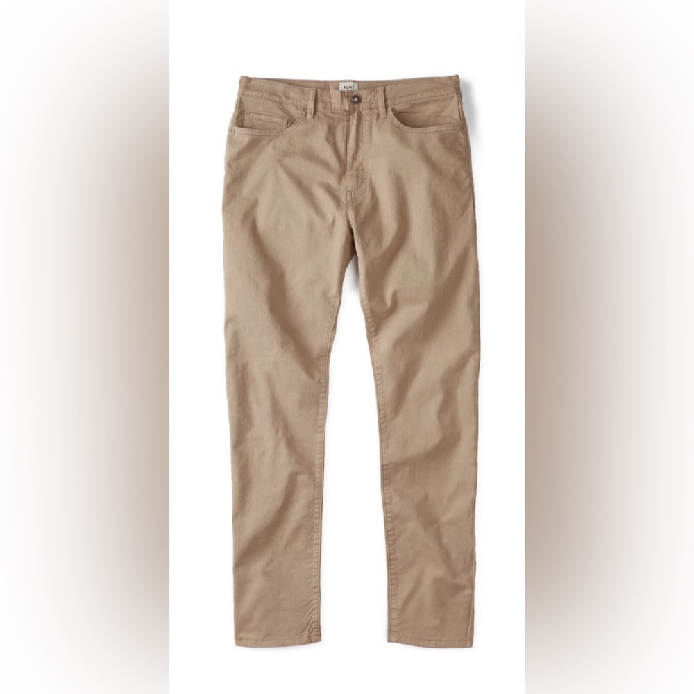 Huckberry Flint‎ & Tinder 365 Straight Fit Khaki Pant Size 32x32 (nwt)